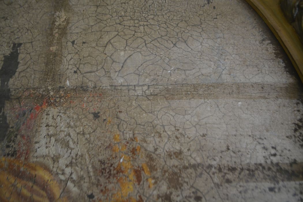 tableau : Sainte martyre, détail
