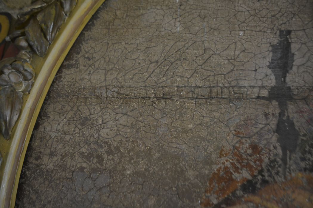 tableau : Sainte martyre, détail