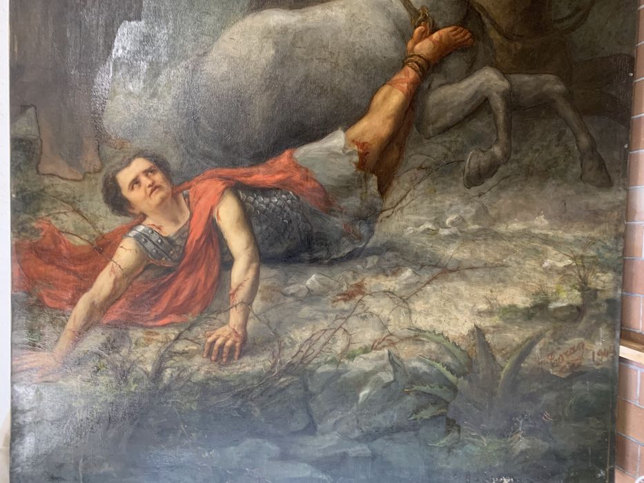 tableau : Saint Hippolyte de Condat, détail