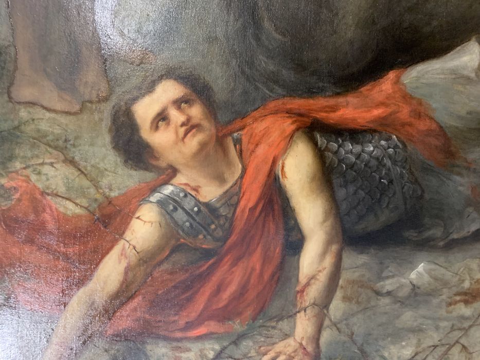 tableau : Saint Hippolyte de Condat, détail