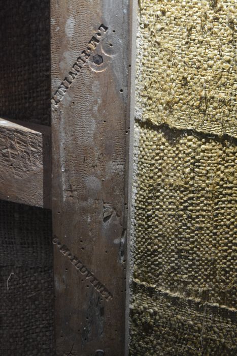 canapé style Louis XVI, détail de l’estampille