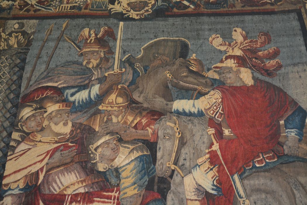 pièce murale : Blessé (le), vue partielle