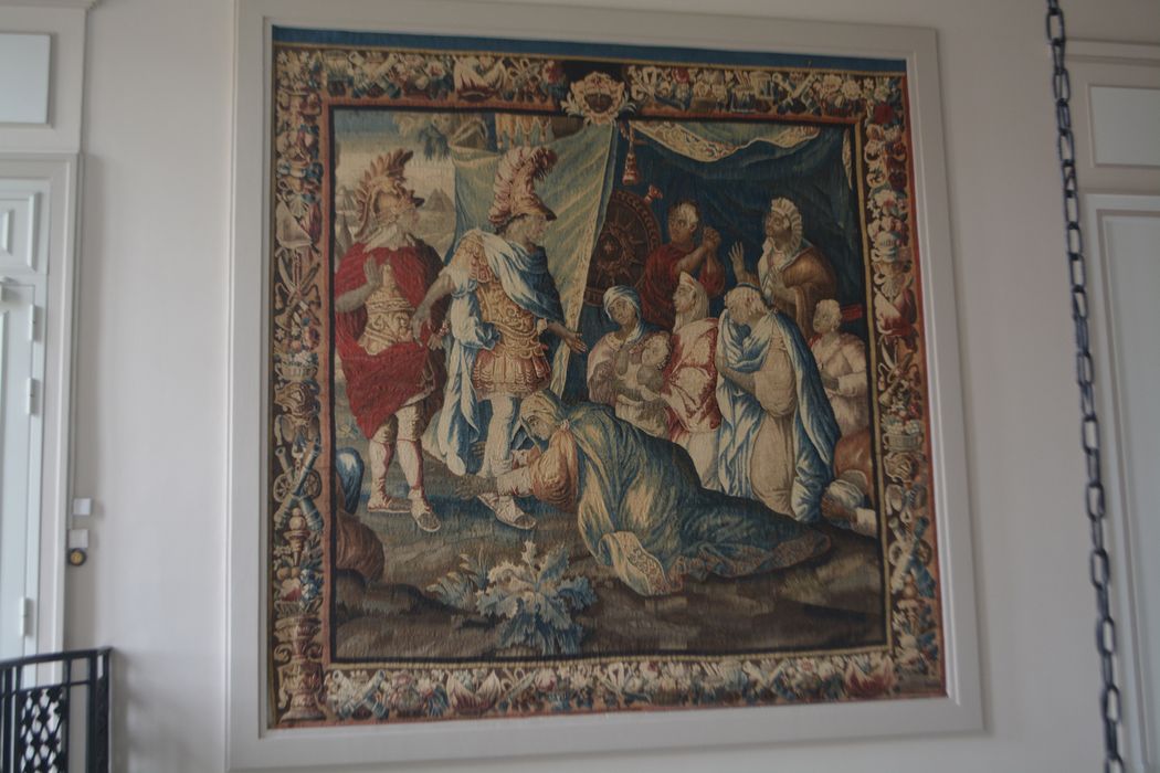 pièce murale : Alexandre sous sa tente