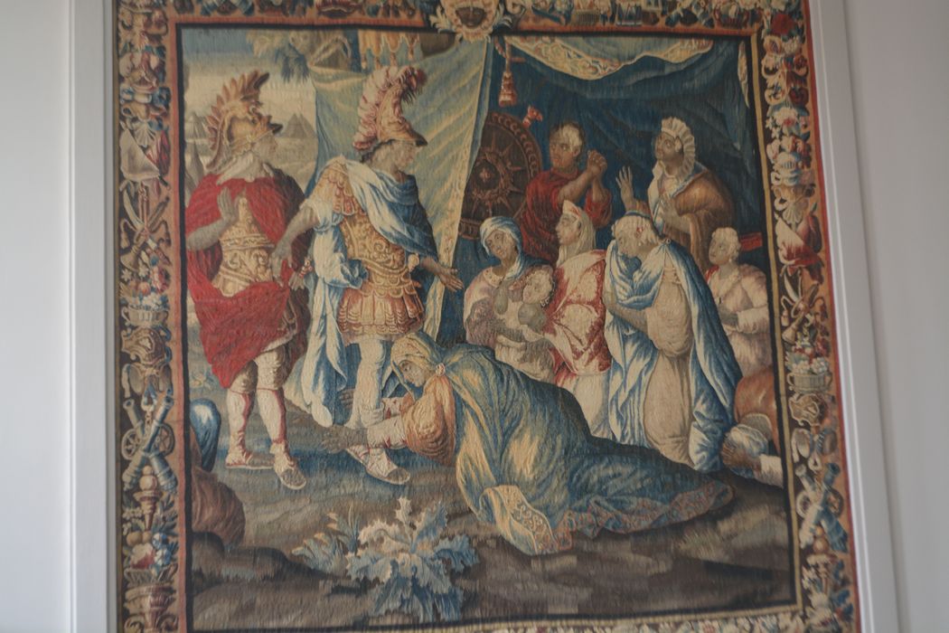 pièce murale : Alexandre sous sa tente