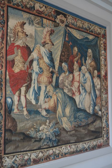 pièce murale : Alexandre sous sa tente