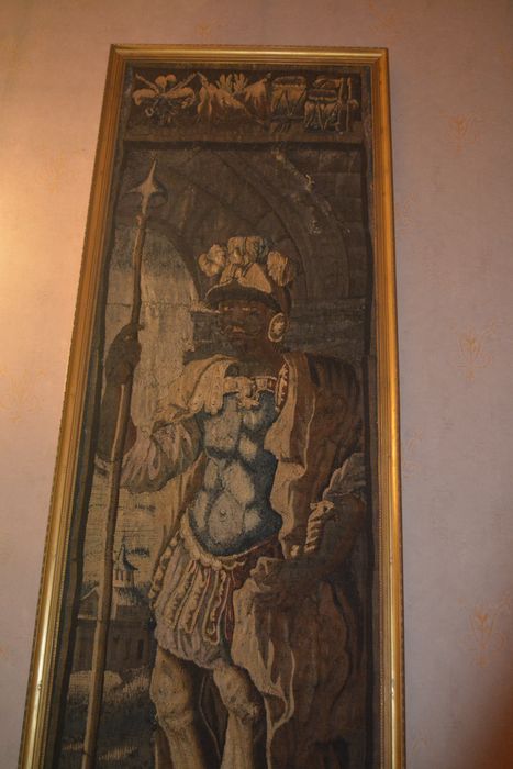 pièce murale : Guerrier noir (le), vue partielle