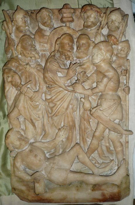 Bas-relief : La trahison de Judas