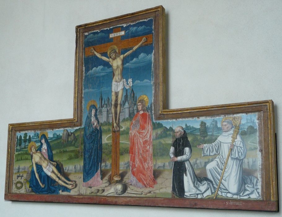 Retable :  Crucifixion et déploration dit retable Beaussant