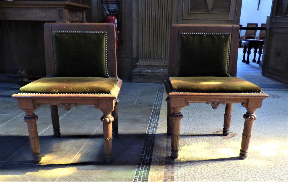 sièges de célébrant - © Ministère de la Culture (France), Conservation des antiquités et des objets d’art du Maine-et-Loire, tous droits réservés