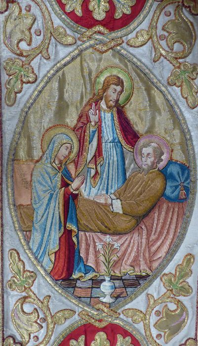 chape (ornement blanc), détail - © Ministère de la Culture (France), Conservation des antiquités et des objets d’art du Maine-et-Loire, tous droits réservés