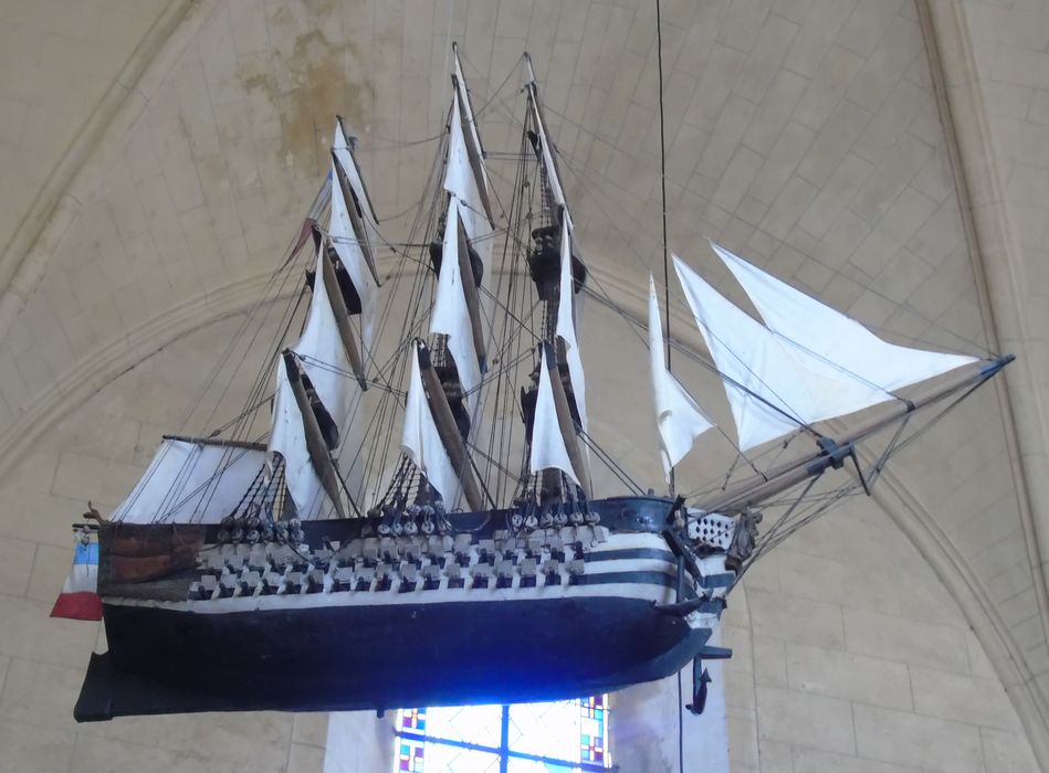 ex-voto : Maquette du bateau « Le Saint-Jacques »