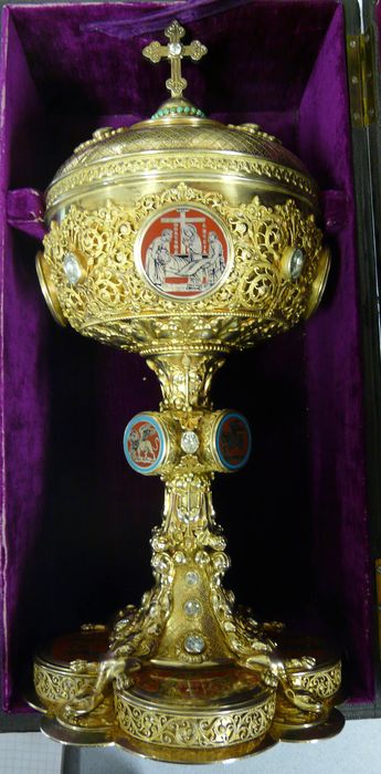 ciboire des hospitalières de Beaupréau - © Ministère de la Culture (France), Conservation des antiquités et des objets d’art du Maine-et-Loire – Tous droits réservés