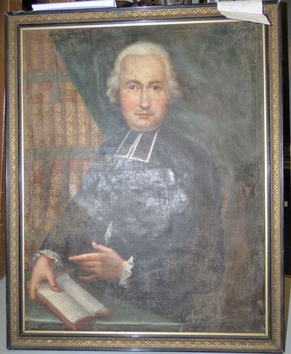 tableau : Portrait de l'abbé Le Royer, dernier doyen des Mauges