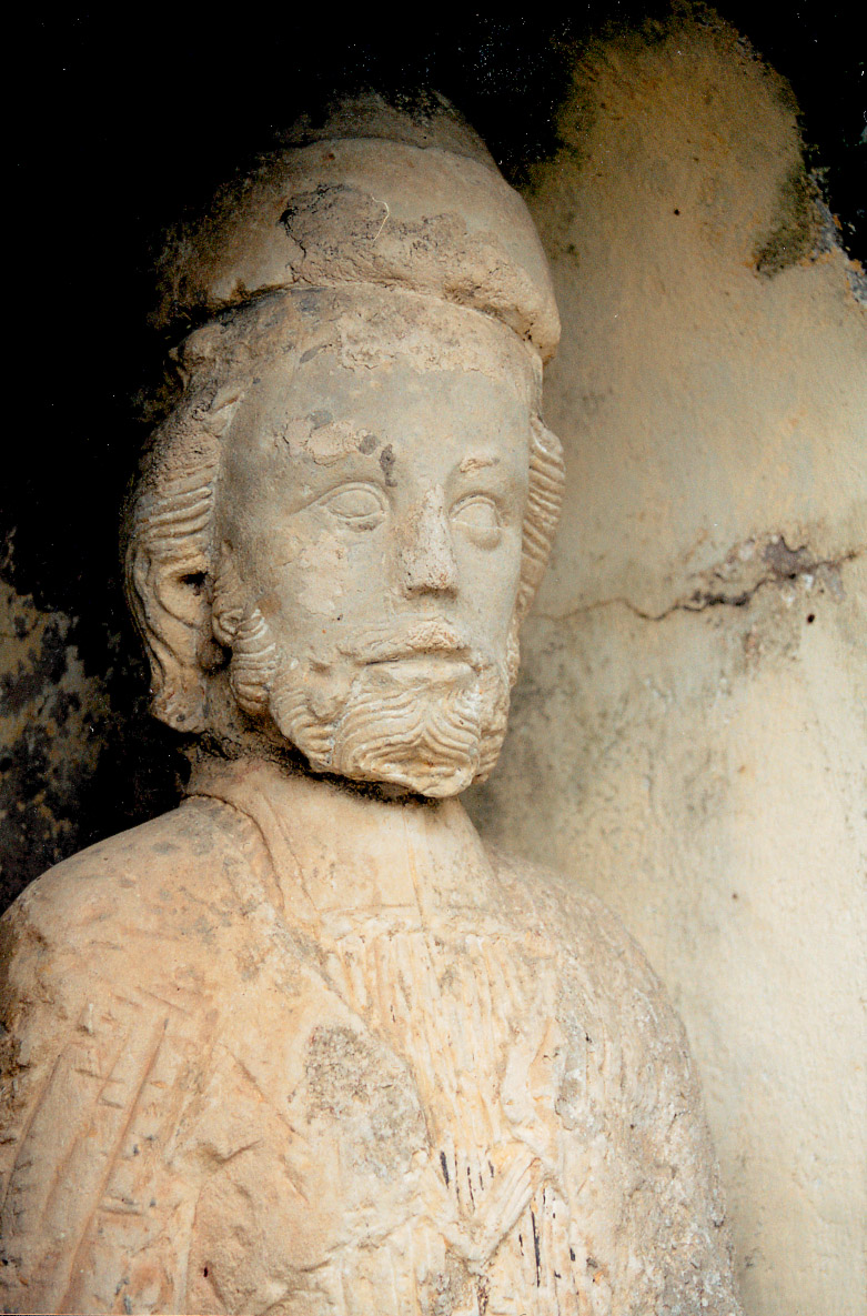 statue : Saint Jacques le Majeur, buste et tête