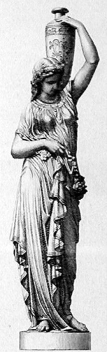 statue-torchère n°1 (catalogue de la fonderie du Val d’Osne)