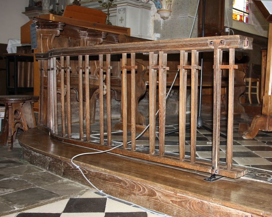 clôture de choeur (grille de communion)
