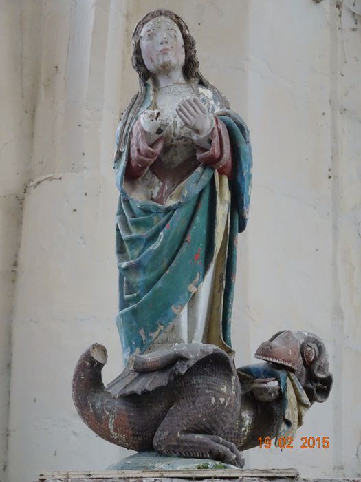 statue : Sainte Marguerite - © Ministère de la Culture (France), Conservation des antiquités et des objets d’art de la Marne - Tous droits réservés