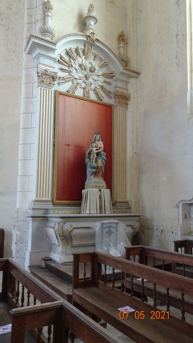 autel latéral sud, retable - © Ministère de la Culture (France), Conservation des antiquités et des objets d’art de la Marne - Tous droits réservés