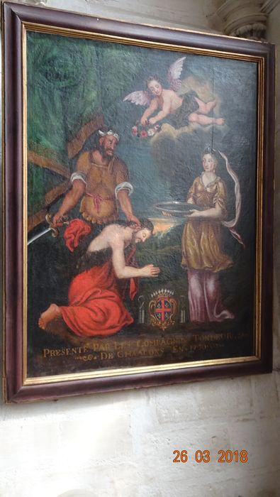 tableau : Saint Jean-Baptiste et Salomé - © Ministère de la Culture (France), Conservation des antiquités et des objets d’art de la Marne - Tous droits réservés