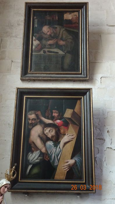 tableaux : Saint Benoît, Portement de croix (le) - © Ministère de la Culture (France), Conservation des antiquités et des objets d’art de la Marne - Tous droits réservés