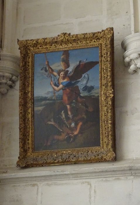 tableau, cadre : Saint Michel-archange - © Ministère de la Culture (France), Conservation des antiquités et des objets d’art de la Marne - Tous droits réservés