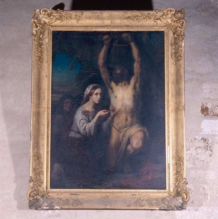 tableau : Saint Sébastien soigné par Irène