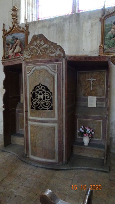 confessionnal - © Ministère de la Culture (France), Conservation des antiquités et des objets d’art de la Marne - Tous droits réservés