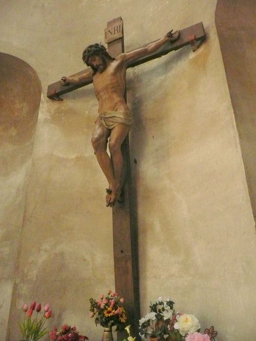 statue : Christ en croix - © Ministère de la Culture (France), Conservation des antiquités et des objets d’art de la Marne - Tous droits réservés