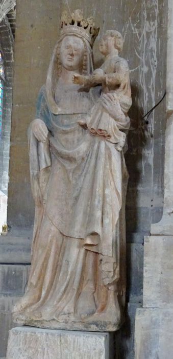 statue-reliquaire : Vierge à l'Enfant - © Ministère de la Culture (France), Conservation des antiquités et des objets d’art de la Marne - Tous droits réservés