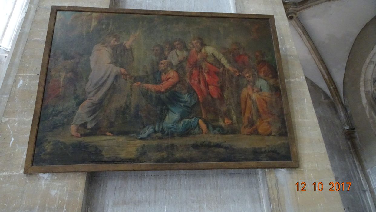 tableau : Vocation de saint Pierre (la) - © Ministère de la Culture (France), Conservation des antiquités et des objets d’art de la Marne - Tous droits réservés