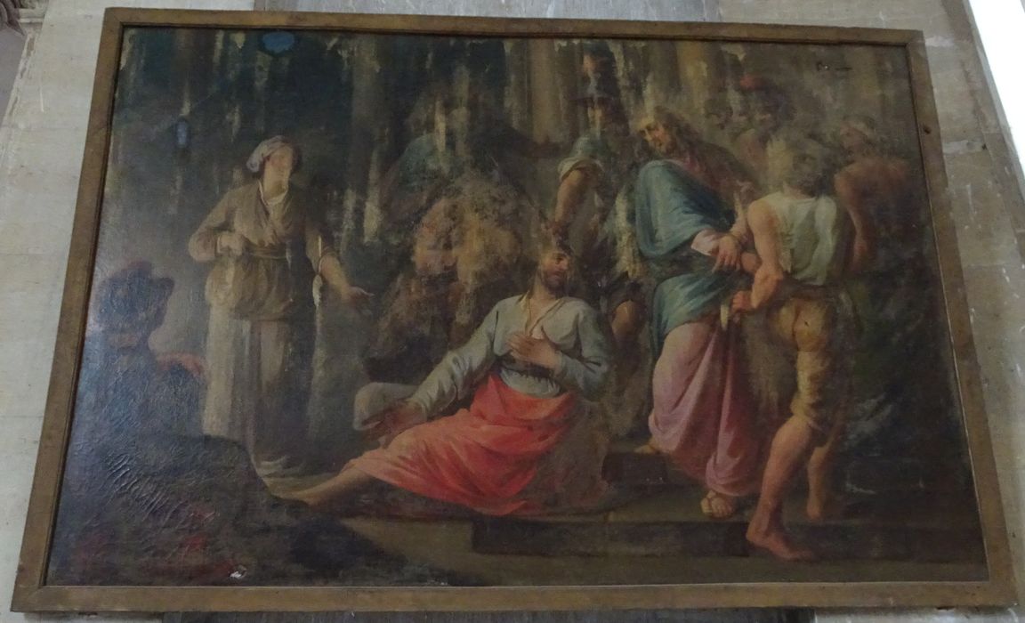 tableau : Reniement de saint Pierre (le) - © Ministère de la Culture (France), Conservation des antiquités et des objets d’art de la Marne - Tous droits réservés