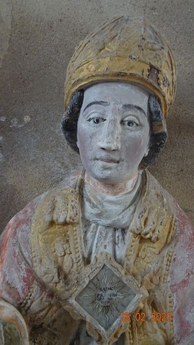 statue : Saint Firmin, vue partielle