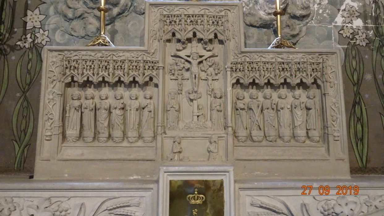 retable, statuettes : les Douze apôtres - © Ministère de la Culture (France), Conservation des antiquités et des objets d’art de la Marne - Tous droits réservés