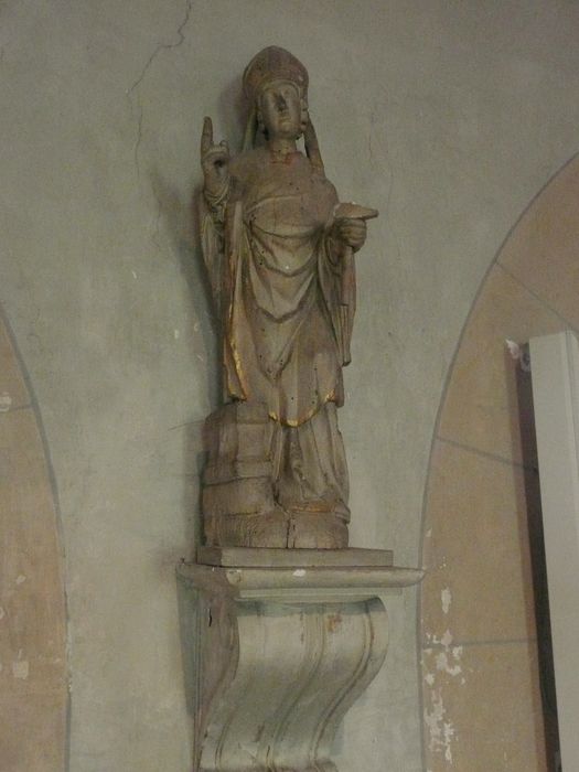 statue : Saint Eloi - © Ministère de la Culture (France), Conservation des antiquités et des objets d’art de la Marne - Tous droits réservés