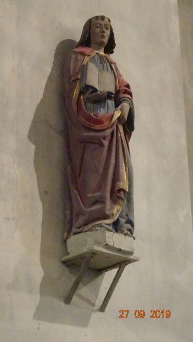 statue : Saint Jean - © Ministère de la Culture (France), Conservation des antiquités et des objets d’art de la Marne - Tous droits réservés