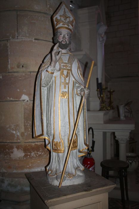 statue : Saint Rémy - © Ministère de la Culture (France), Conservation des antiquités et des objets d’art de la Marne - Tous droits réservés