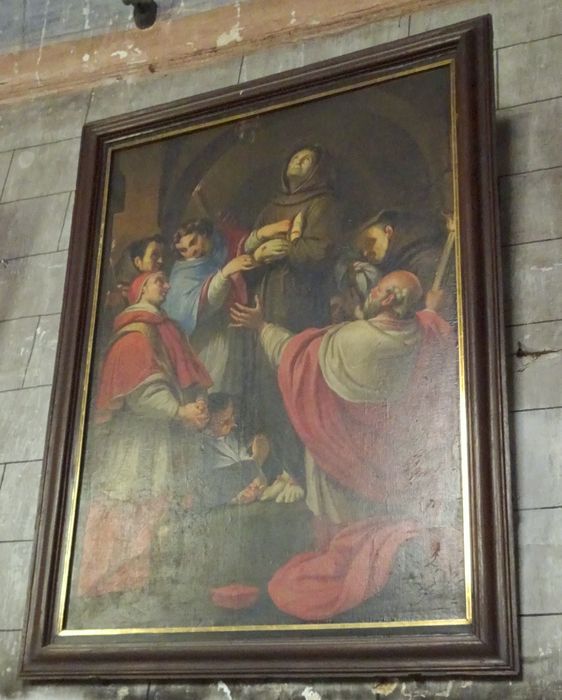 tableau : l'Invention du corps de saint François par Nicolas V