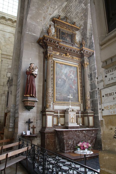 autel, retable, tableau : Stigmates de saint François (Les) - © Ministère de la Culture (France), Conservation des antiquités et des objets d’art de la Marne - Tous droits réservés