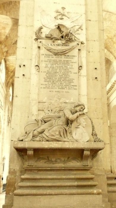 monument funéraire de Jacques Nicolas Debranges, curé