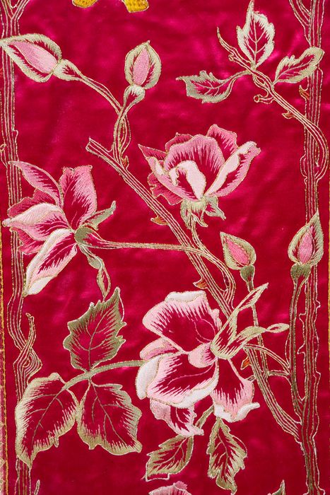 chasuble (ornement rouge), détail