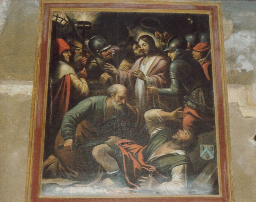 tableau : Arrestation du Christ - © Ministère de la Culture (France), Conservation des antiquités et des objets d’art de la Marne - Tous droits réservés