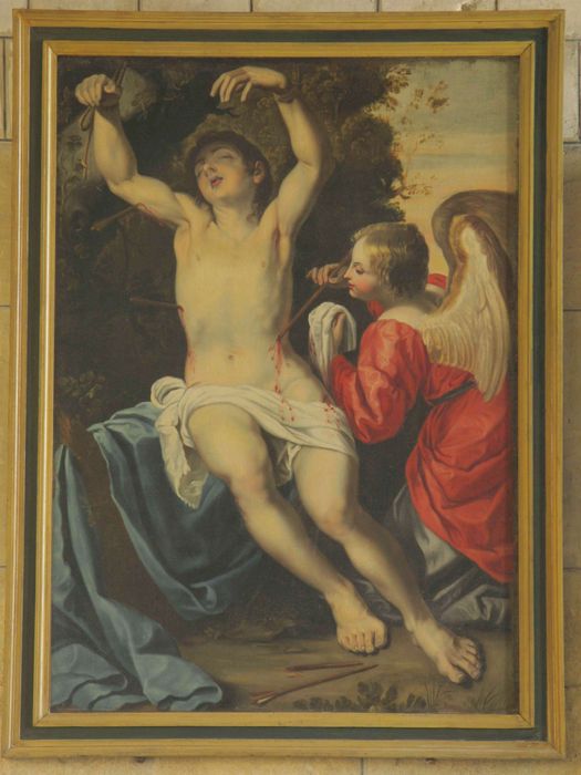 tableau : Saint Sébastien pansé par l'ange