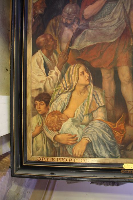 tableau : La Conversion de saint Longin, détail - © Ministère de la Culture (France), Conservation des antiquités et des objets d’art de la Marne - Tous droits réservés
