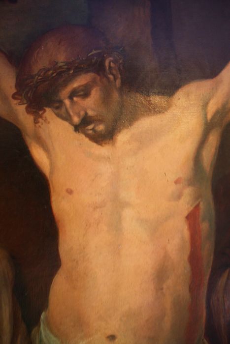 tableau : La Conversion de saint Longin, détail - © Ministère de la Culture (France), Conservation des antiquités et des objets d’art de la Marne - Tous droits réservés