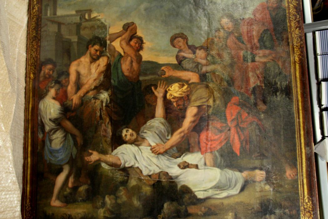 tableau : Martyre de saint Etienne - © Ministère de la Culture (France), Conservation des antiquités et des objets d’art de la Marne - Tous droits réservés