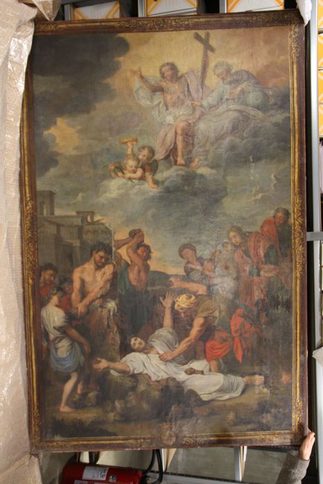 tableau : Martyre de saint Etienne - © Ministère de la Culture (France), Conservation des antiquités et des objets d’art de la Marne - Tous droits réservés