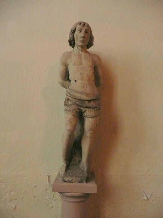 statue : Saint Sébastien - © Ministère de la Culture (France), Conservation des antiquités et des objets d’art de la Marne - Tous droits réservés