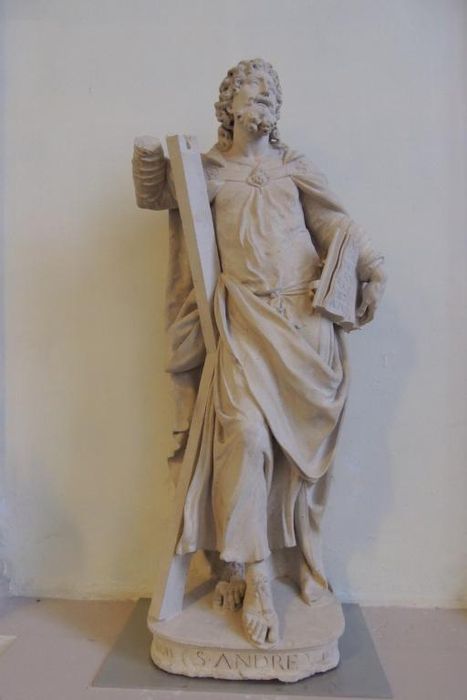 statue : Saint André - © Ministère de la Culture (France), Conservation des antiquités et des objets d’art de la Marne - Tous droits réservés