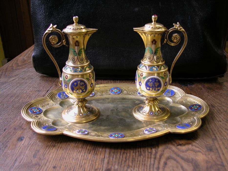 burettes, plateau - © Ministère de la Culture (France), Conservation des antiquités et des objets d’art de la Marne - Tous droits réservés