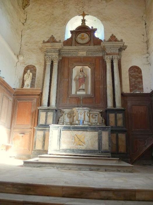 autel (maître-autel), retable